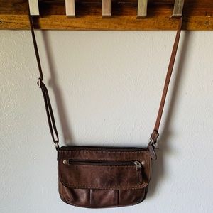 Fossil Brown Crossbody